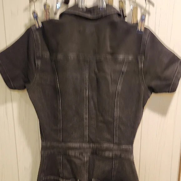 Good American Charcoal Denim Jacket - Picture 10 of 13